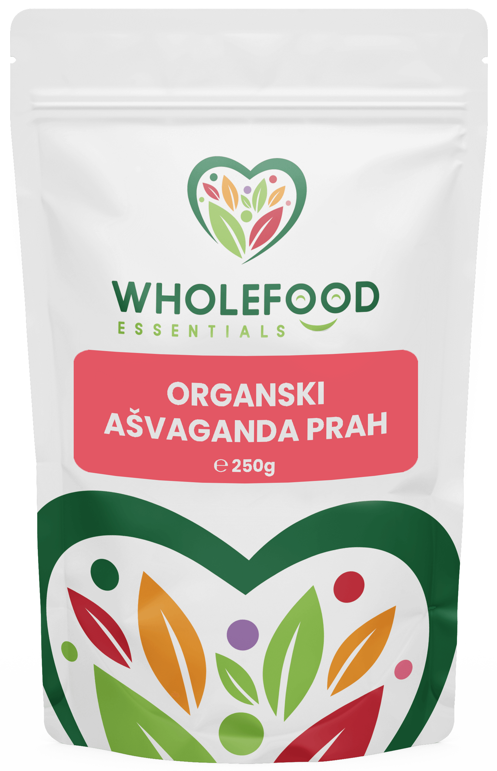 Organic Ashwagandha Powder 250g Mockup
