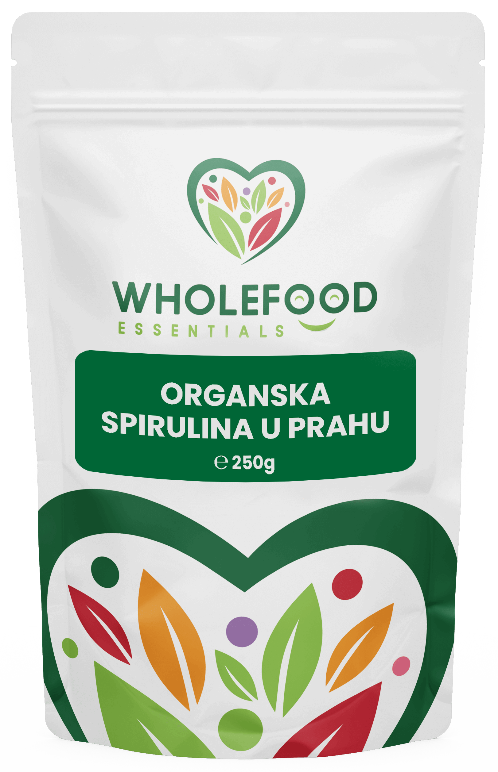 Organic Spirulina Powder 250g Front Mockup (1)